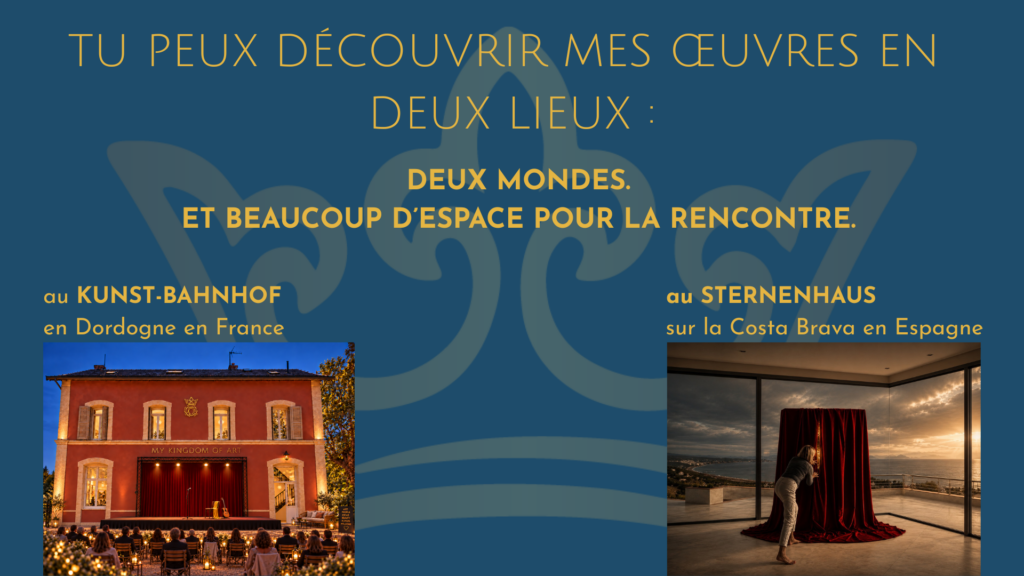 Kunst-Bahnhof en Dordogne et Sternenhaus am Meer sur la Costa Brava – deux lieux où l’art peut être vécu directement.